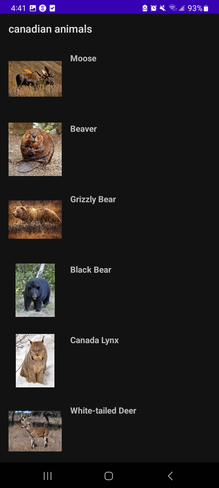 canadian animals app picture 3